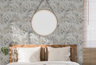 Esselle Retail Limited Luxury Leaf Soft Silver Wallpaper