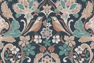 Esselle Retail Limited Folk Floral Navy Wallpaper