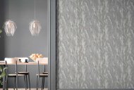 Luxe Texture Pewter Wallpaper