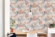 Esselle Retail Limited Abstract Texture Copper Navy Wallpaper