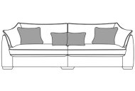 Alpha Designs Haldren 4 Seater Sofa