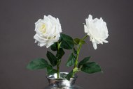 Hill Interiors Large White Garden Rose