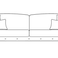 Minerva 4 Seater Sofa - Line Art
