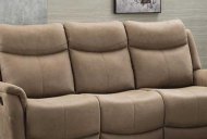 Addison Caramel 3 Seater Recliner Sofa